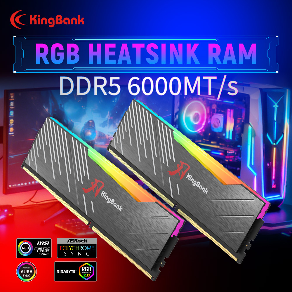 Ddr5 8Gb - Оперативная память KingBank KRRB DDR5 RGB