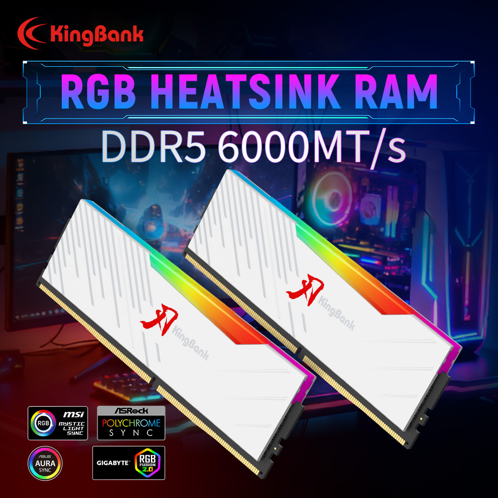 Ddr5 16Gb 6000Mhz - Оперативная память KINGBANK KRRW DDR5 RGB